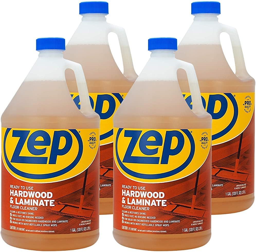 Zep Hardwood & Laminate Floor Cleaner for a Brilliant Shine