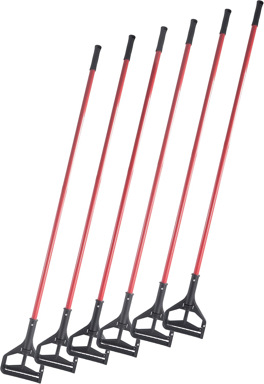 Matthew Cleaning Commercial Quick-Change Iron Mop Handle 60in