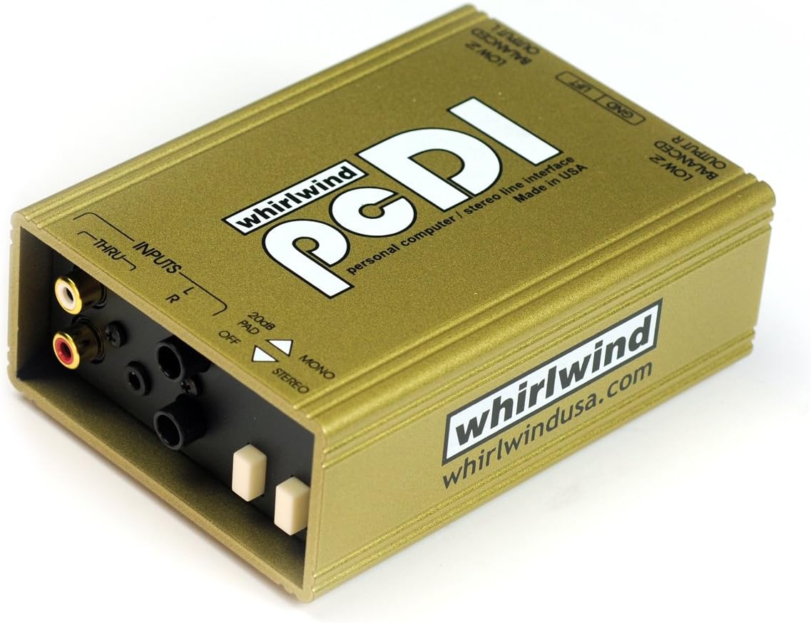 pcDI Direct Box for CD Players and MP3 Players by Whirlwind