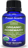 Organic Rosemary Oil Food Grade for Hair Growth - 1 OZ