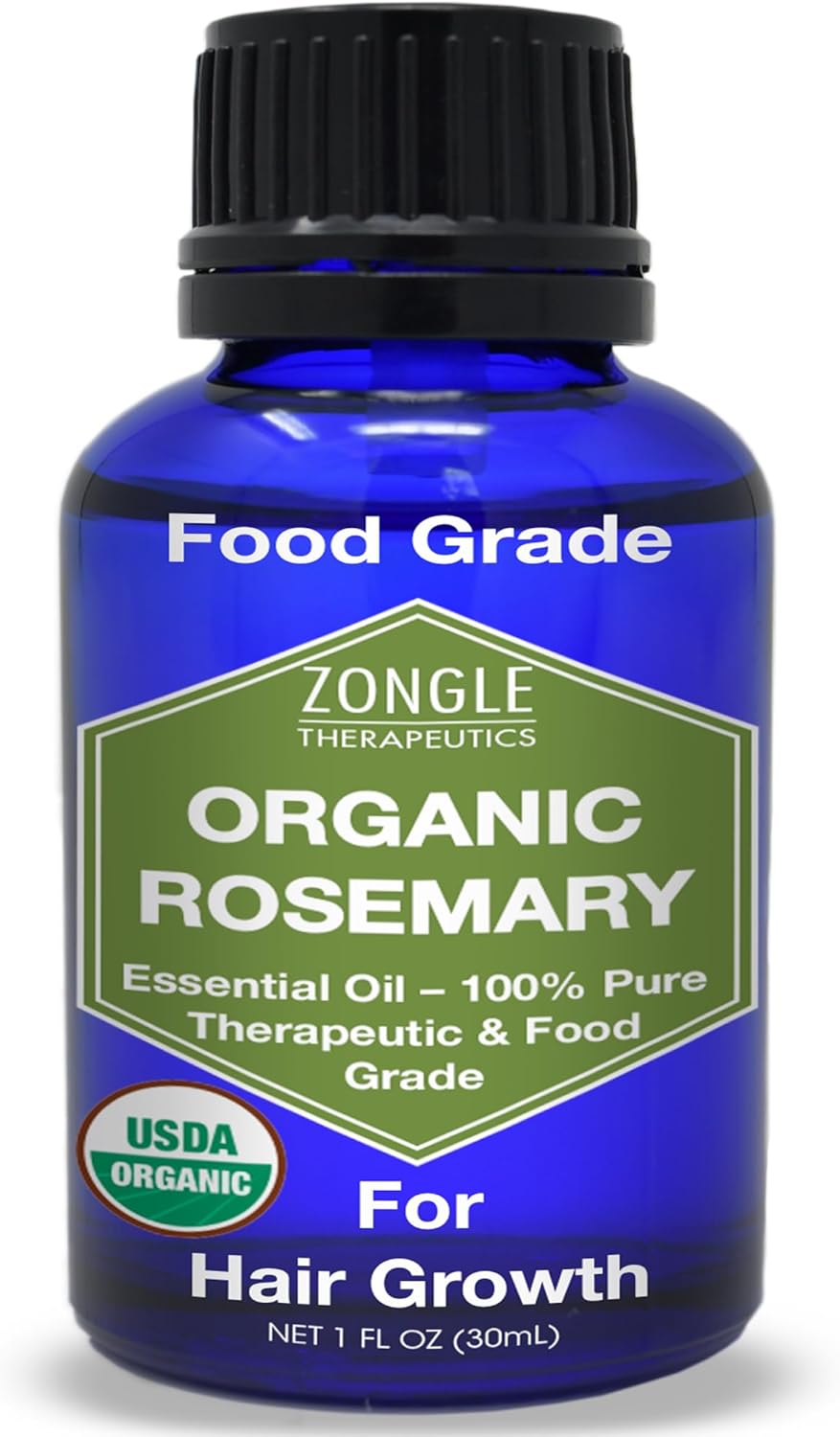 Organic Rosemary Oil for Hair Growth and Culinary Uses 1 OZ