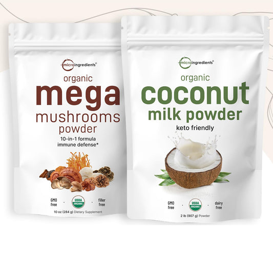 Coconut Milk Powder + Mushroom Bundle | Plant-Based Creamer