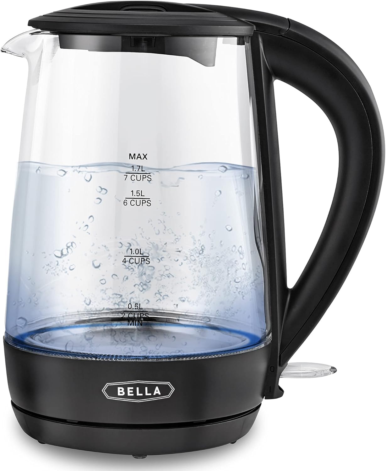 Bella Glass Electric Kettle: Boil 7 Cups in 6 Mins!