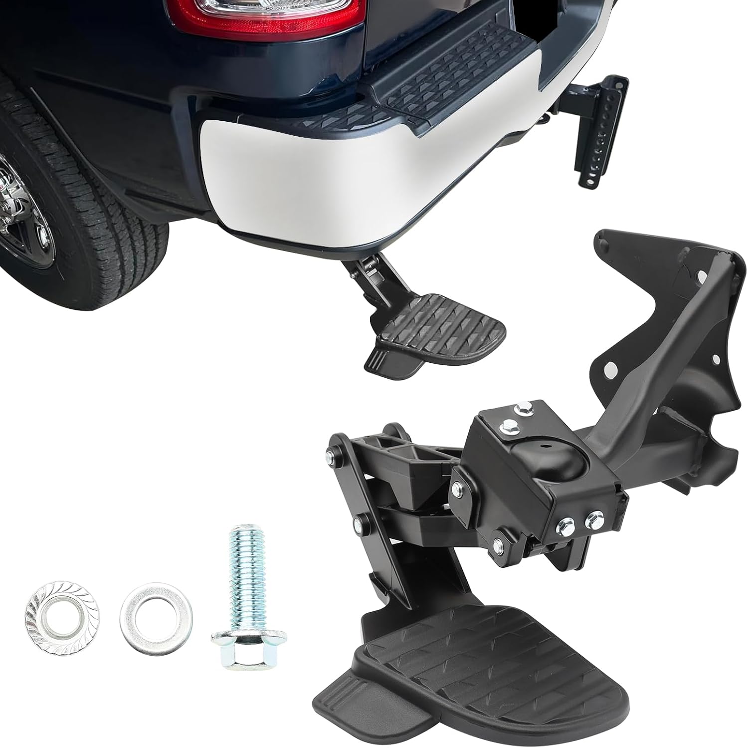 Retractable Bed Step for Dodge Ram 1500 DT - Easy Install
