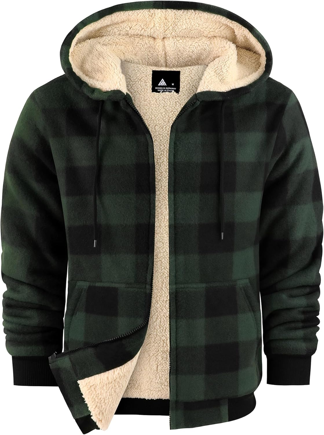 ZITY Heavy Thick Hoodies for Men - Warm Sherpa Fleece Lined