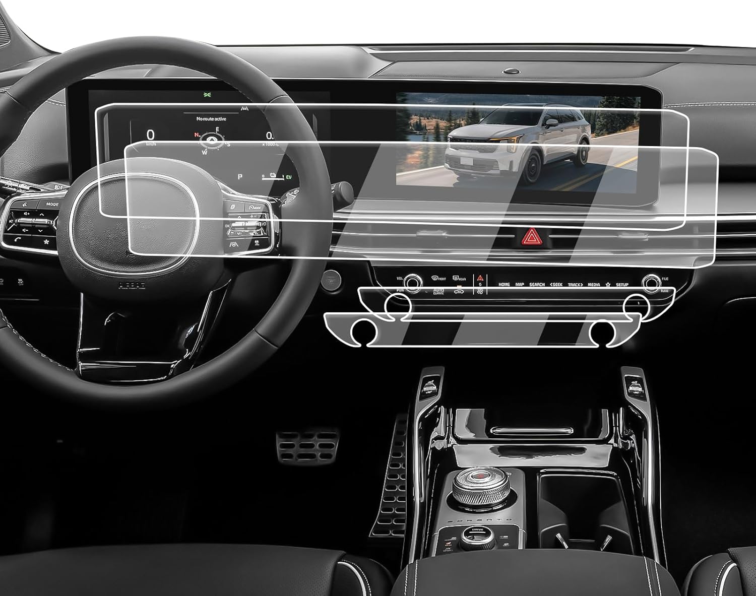 Screen Protector for 2024-2026 Kia Sorento 12.3-Inch Display
