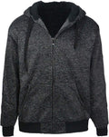 Heavyweight Sherpa Hoodie Full Zip for Men - Warm Layering