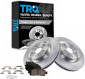TRQ Front Brake Pad & Rotor Kit for 2019-2021 Subaru Forester