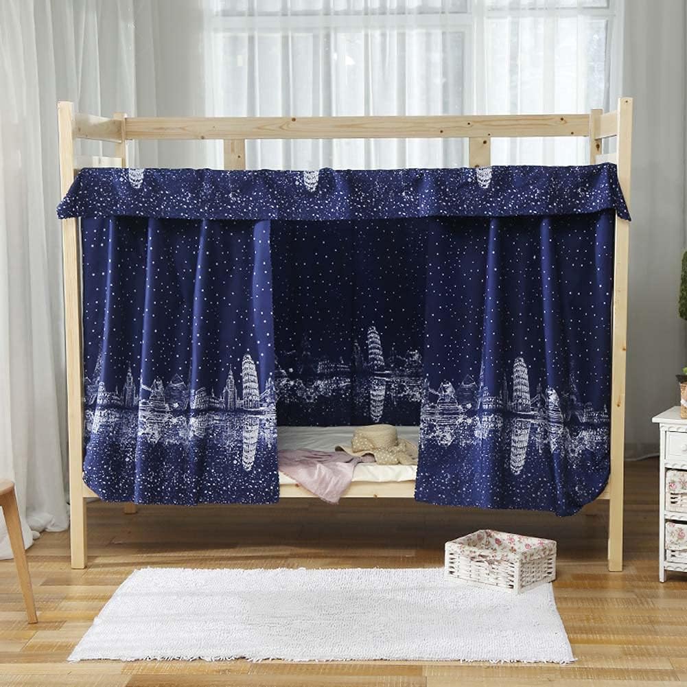Blackout Dorm Bed Curtain for Twin Bunk Beds