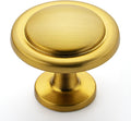 Ravinte 30 Pack 1-1/4 in Brushed Brass Cabinet Knobs - Timeless Update