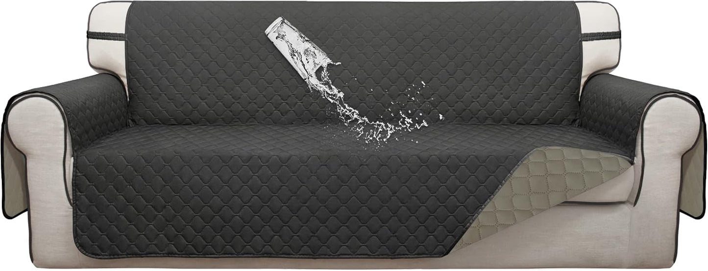 ISSUNTEX Double Protection Waterproof Sofa Cover for Pets and Kids
