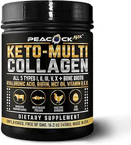 Keto Collagen Protein Powder with MCT Oil for Recovery