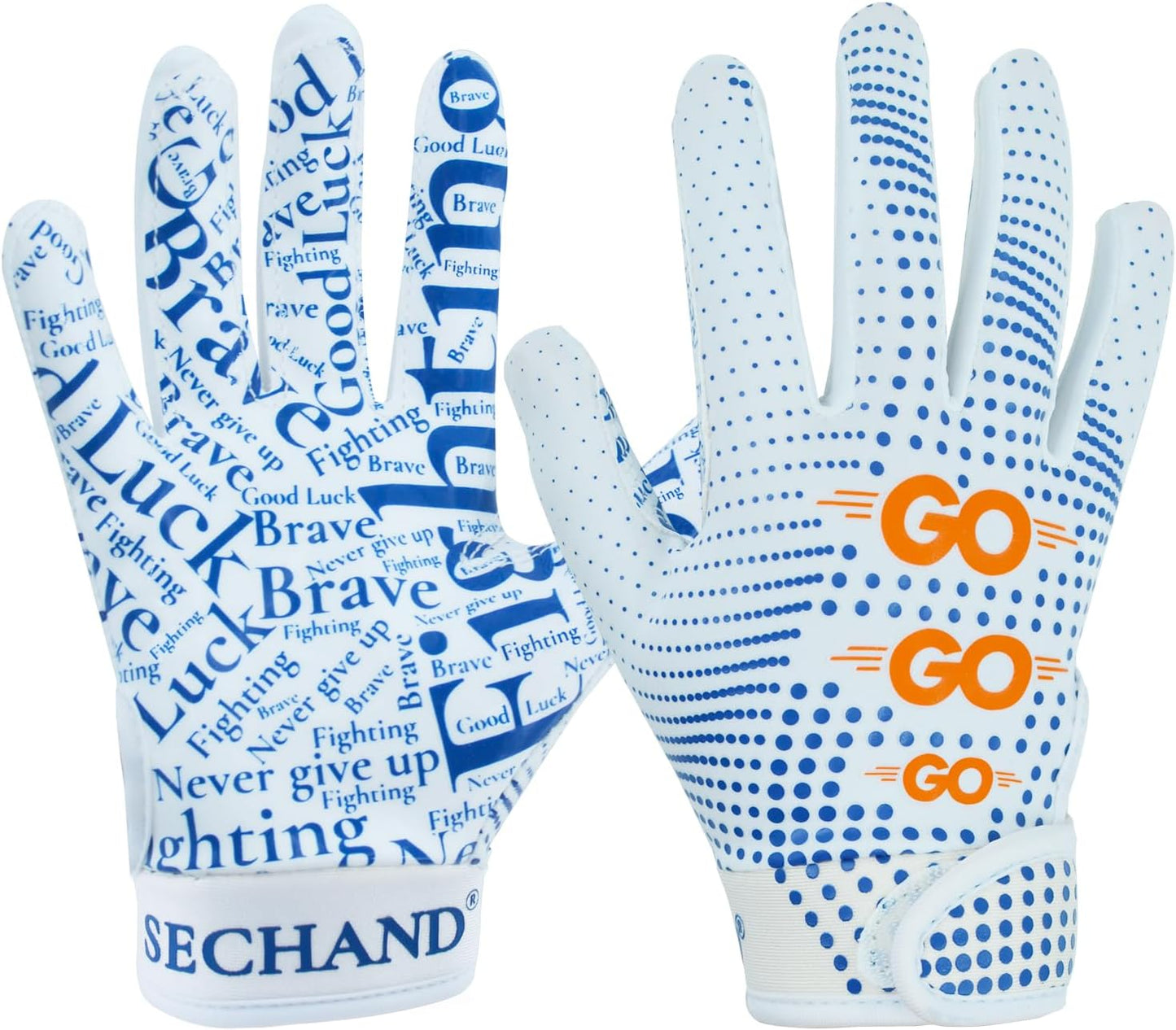 SECHAND Youth Football Gloves: Non-Slip & Breathable