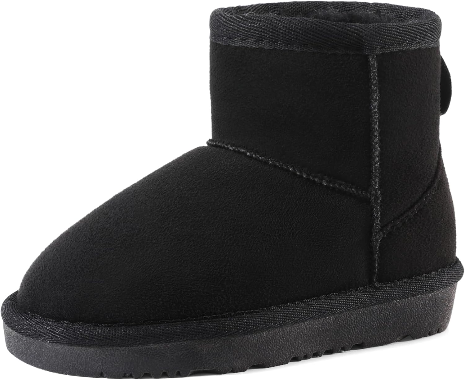 DREAM PAIRS Kids Winter Ankle Boots with Faux Fur Lining