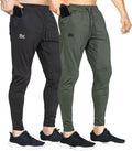 BROKIG Mens Lightweight Gym Jogger Pants - Tapered (Style CG67)