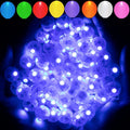 Aogist 200pcs Blue Balloon Light - Long Lasting Waterproof Glow