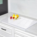 Large Acrylic Cutting Board 24 x 14 in Clear Countertop Protector