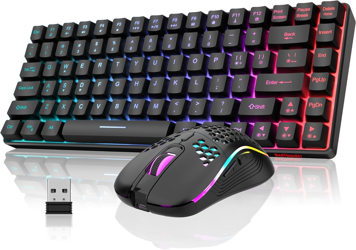 RedThunder K84 Wireless Combo - Ultra Compact Gaming