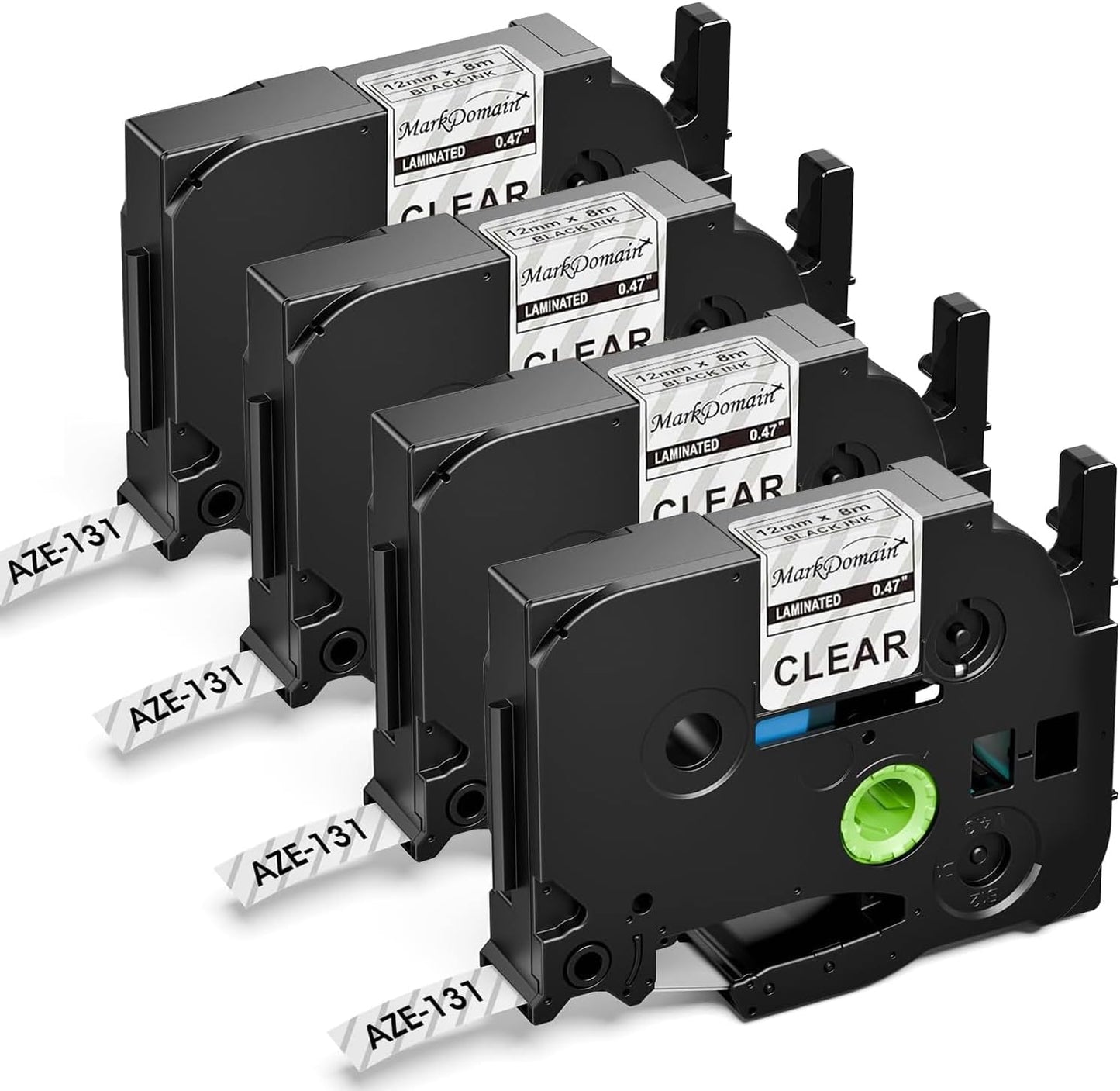 Clear 12mm Laminated Label Tape for Brother PT-D210