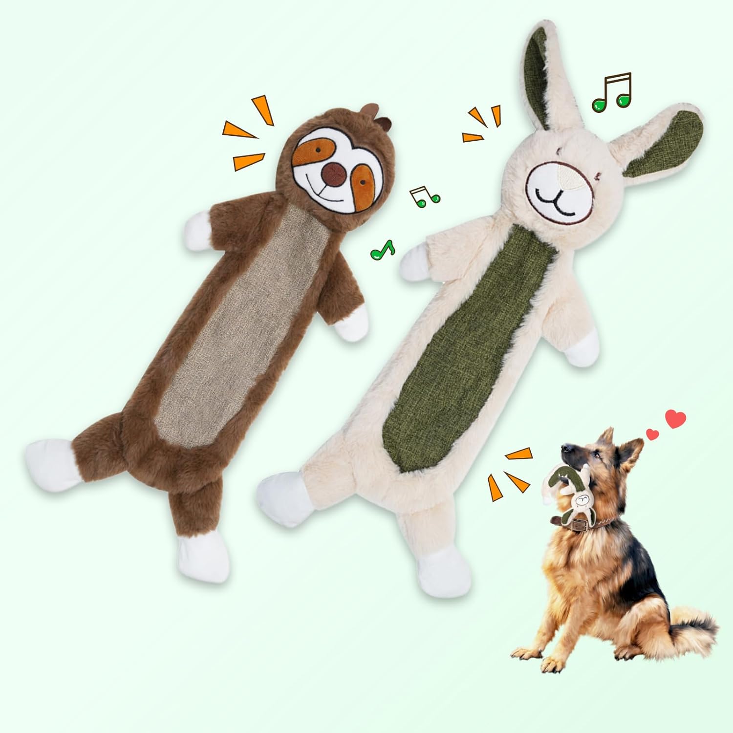 Unbreakable Squeaky Dog Toys for Heavy Chewers