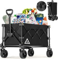 Wagon Cart Foldable Collapsible with Wheels - Heavy Duty Utility Cart