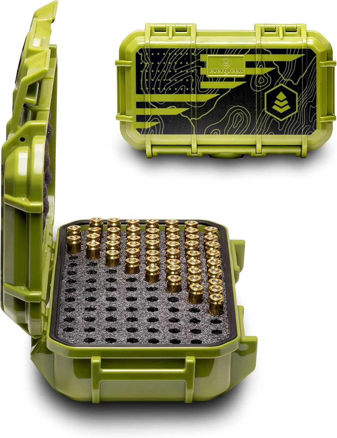 Evergreen Pistol Ammo Case for 5.7/9mm/.40/.380 - 100 Rounds