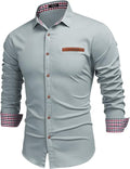 COOFANDY Men's Casual Dress Shirt for Effortless Style and Comfort