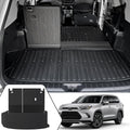 Cargo Mat with Backrest Mat 2-in-1 for 2024 2025 2026 Toyota Grand