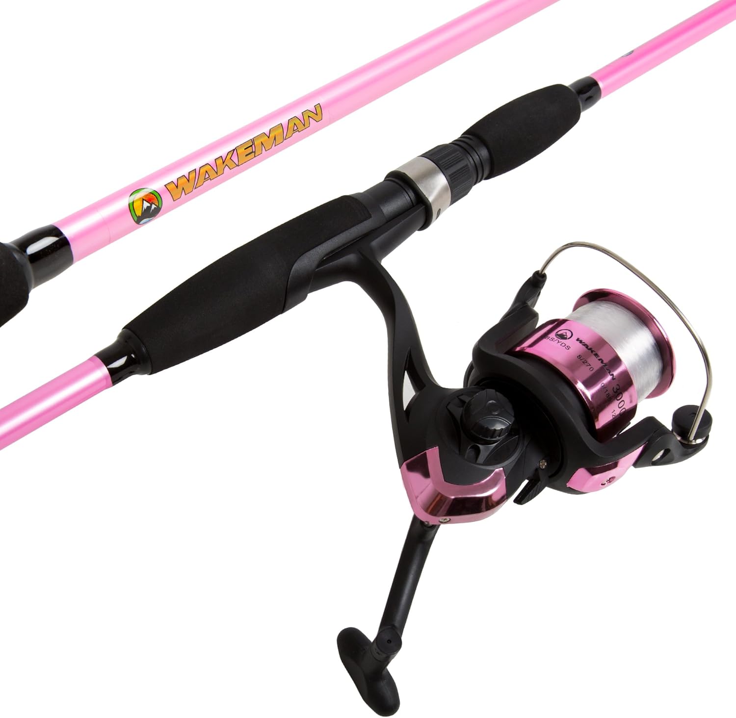 Wakeman 2pc Medium Action Rod & Reel - Bass & Trout Gear