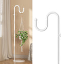 74ft Shepherds Hook Stand for Plants and Bird Feeders - Adjustable