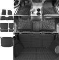 Floor Mat Trunk Mat Backrest Mat Compatible with 2011-2021 Jeep Grand