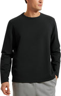 CRZ YOGA Fleece Crewneck Sweatshirt for Men - Cozy Everyday Pullover