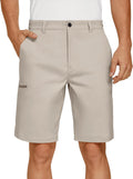 PULI Men's Golf Hybrid Dress Shorts - Lightweight, Quick Dry Comfort