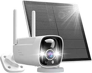 Wireless Solar Powered Security Cameras with AI Detection Features