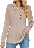 Micoson Women's Long Sleeve Tunic Top V Neck - Versatile Office