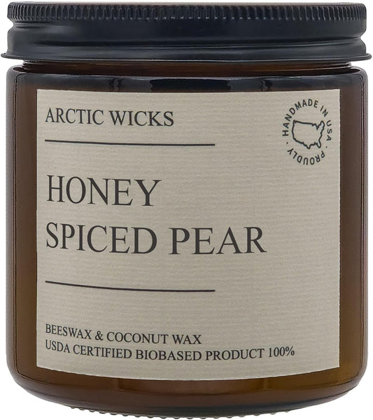 Handcrafted Coconut Beeswax Candles - Non Toxic & Premium Quality