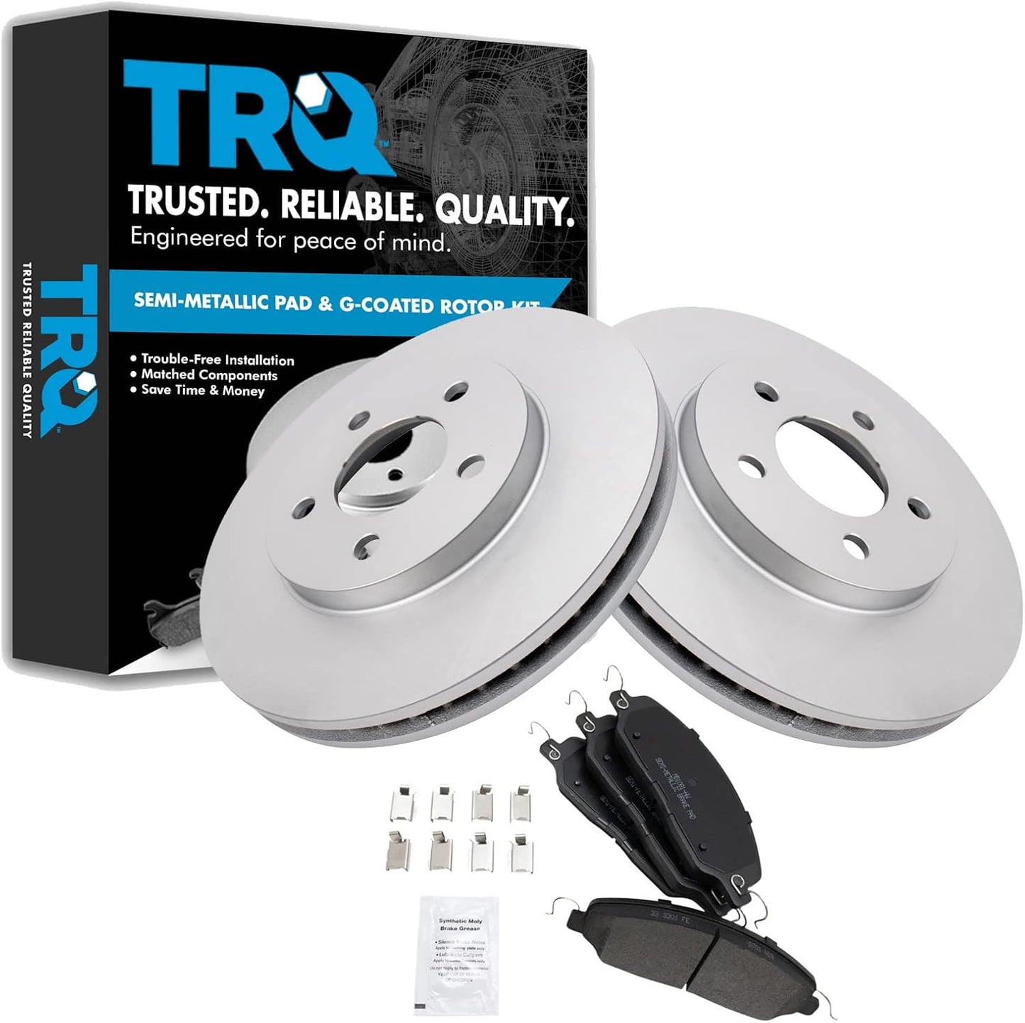 Premium G-Coated Brake Pad & Rotor Kit for 2005-2010 Mustang