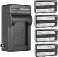 Kastar 4-Pack Battery and AC Wall Charger Replacement for Canon GL2