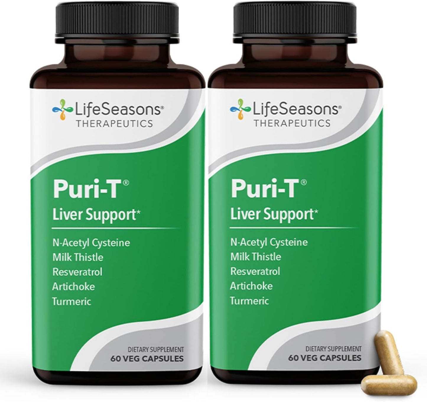 LifeSeasons Puri-T Liver Cleanse & Detox Support Supplement