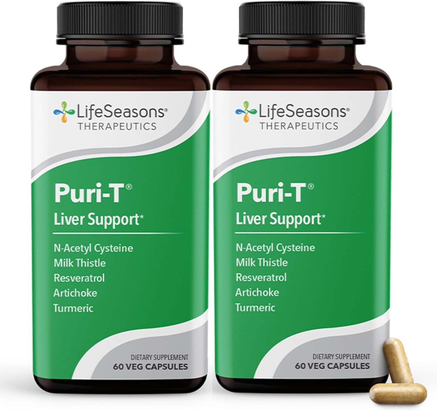 LifeSeasons Puri-T Liver Cleanse & Detox Support Supplement