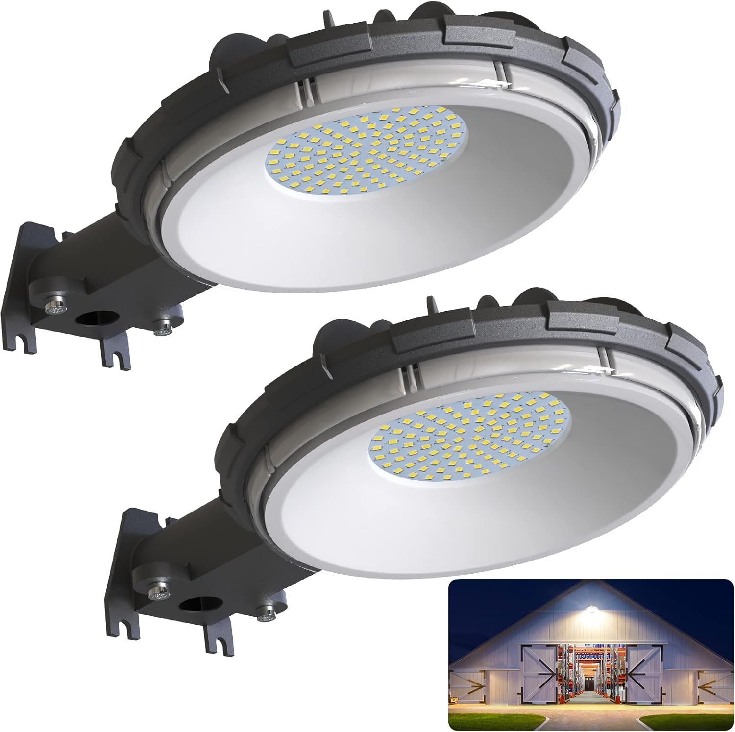 Deerdance LED Barn Light - 10000LM Dusk to Dawn Outdoor Lighting