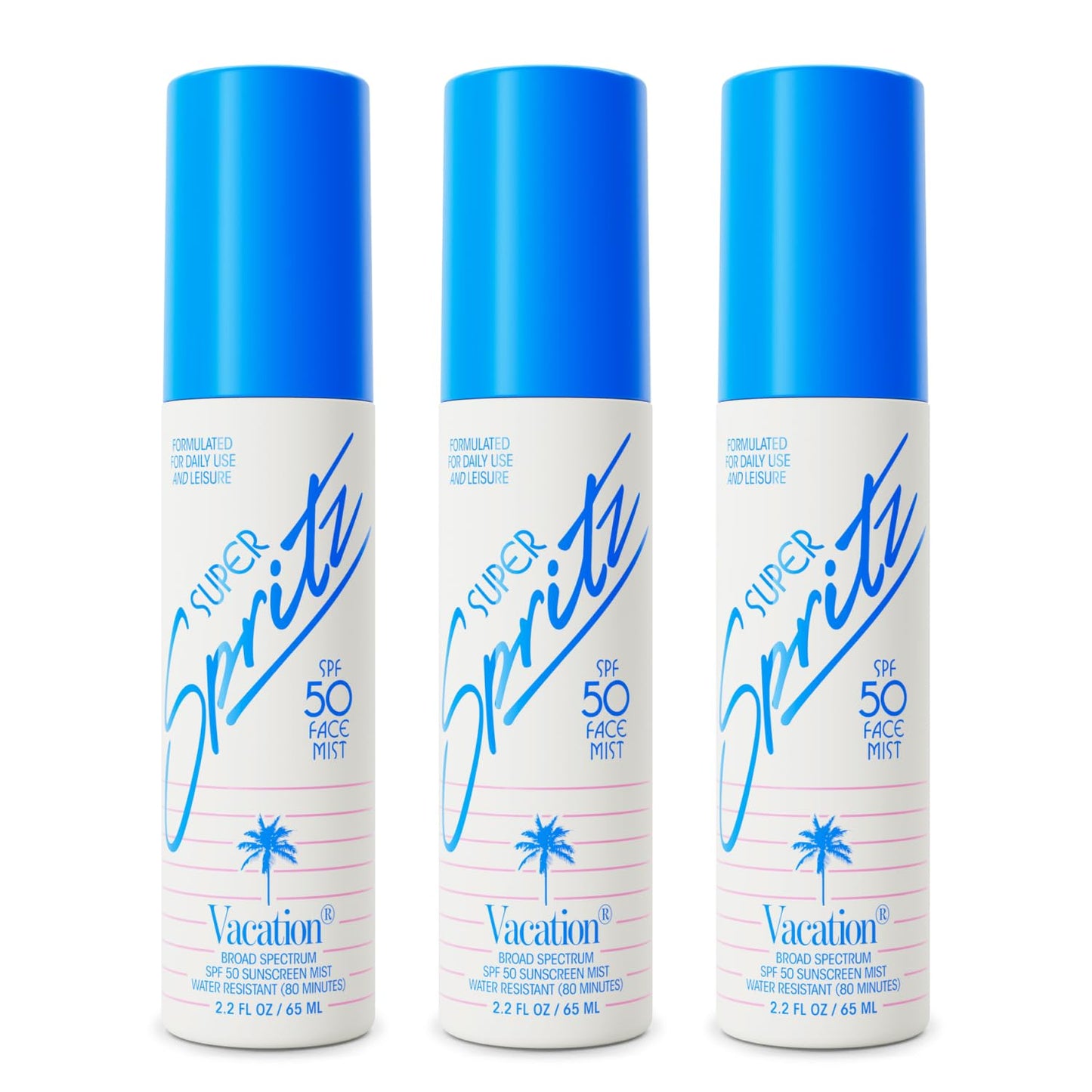 Vacation Super Spritz SPF 50 Face Mist for Daily Protection
