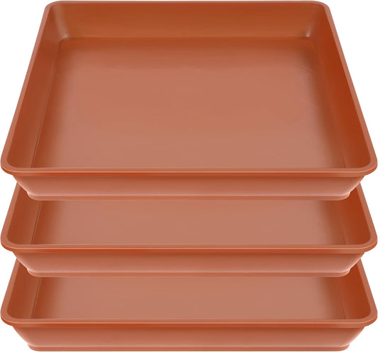 Extra Large Square Plant Saucer 20 Inch for Indoor and Outdoor Use