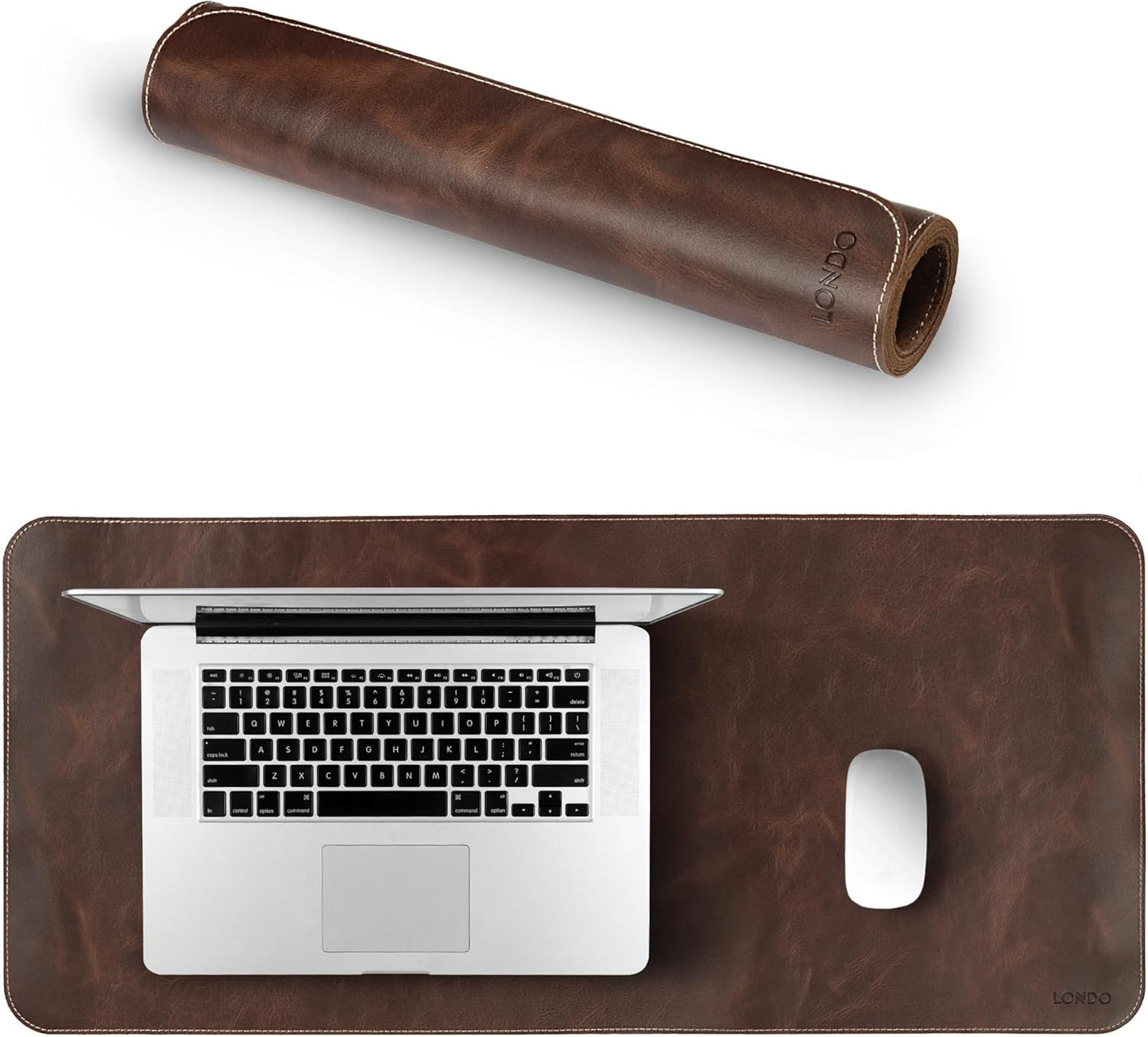 Londo Top Grain Leather Mouse Pad: Smooth & Stylish Workspace Essential