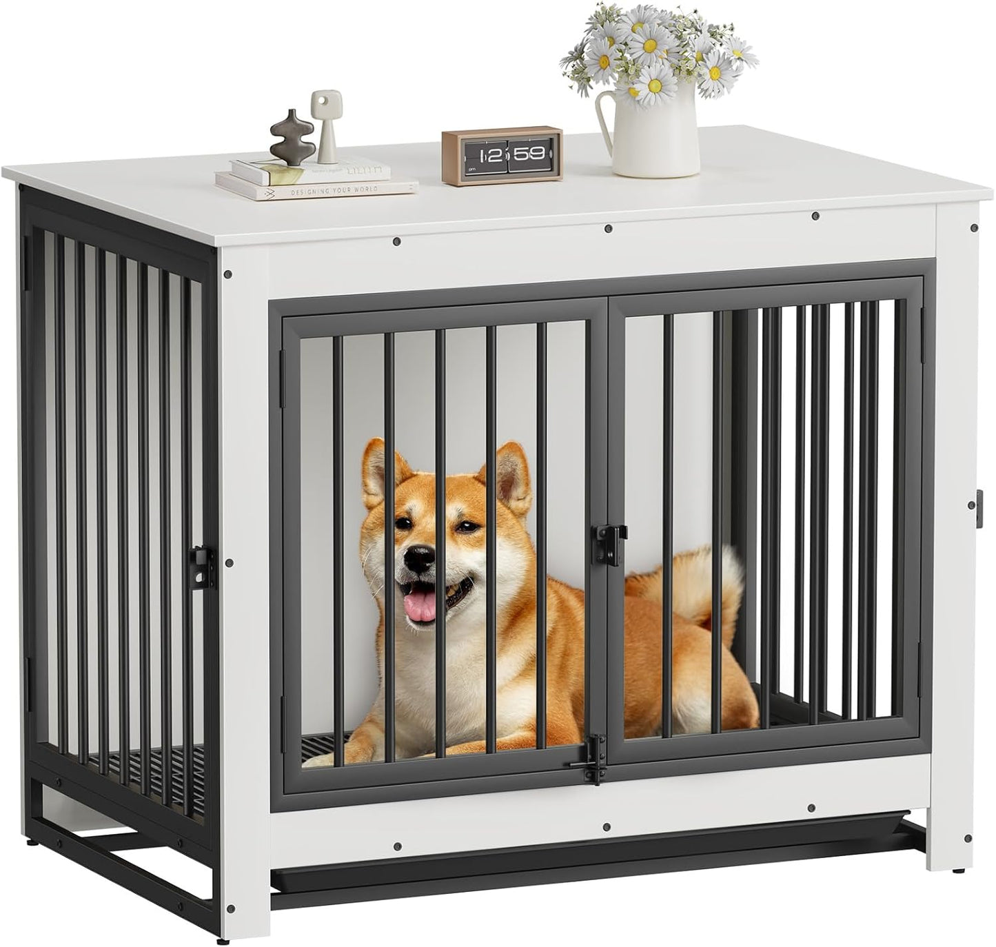 Dog Crate Furniture for Medium and Large Dogs, Modern Design