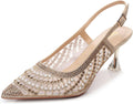 Women's Charming Lady Slingback Pump Shoe - 2in Heel Classic