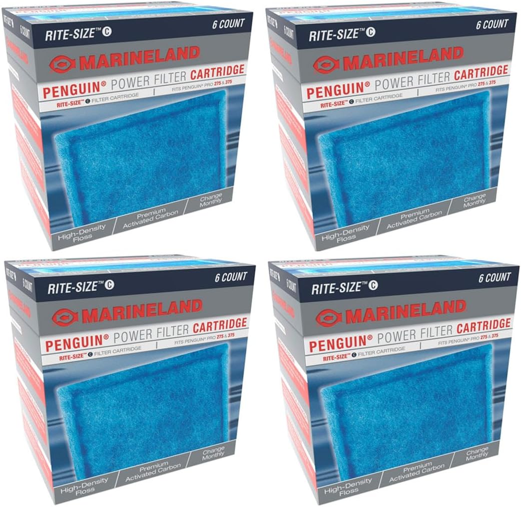 MarineLand Rite Size Aquarium Filter Cartridge Bundle 24pk