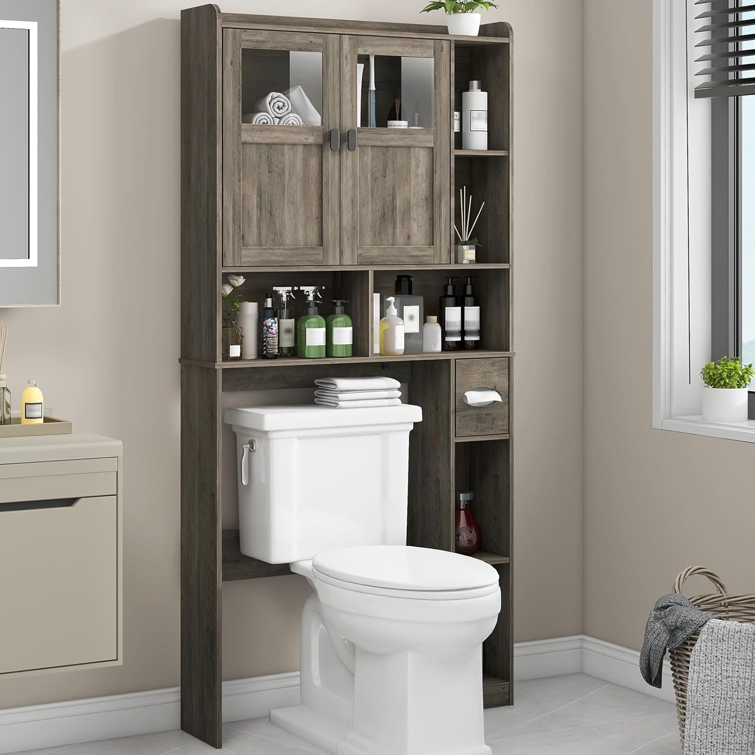 Vabches Over The Toilet Storage Cabinet for Modern Bathrooms
