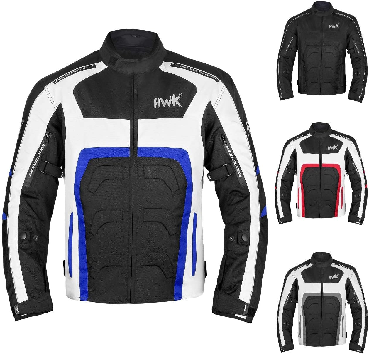 HWK Spyder Motorcycle Jacket for Men: All Season Comfort & Safety