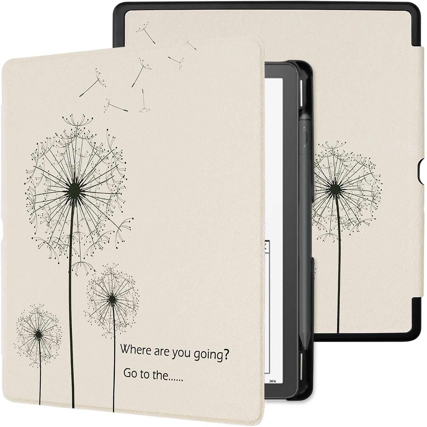 WALNEW Case Cover for 10.2-inch Kindle Scribe with Pen Holder